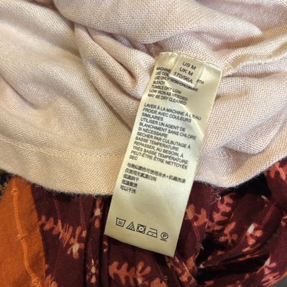 Free People REVOLVE Light Magic Henley Cropped Top in light Pink in Medium - Picture 6 of 7